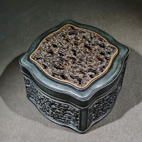 An Exquisite with poem Inkstone