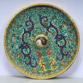 A Exquisite Cloisonne Dragon Pattern Ornament