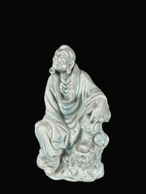 A Exquisite BDehua Kiln Statue of Arhat Ornament