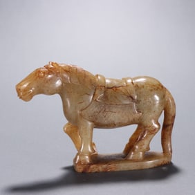 Hetian Jade Horse Ornament