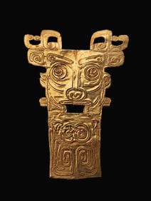 A Rare Gilt Bronze Gold Foil