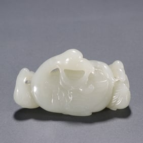 Hetian Jade Goose Hand Piece