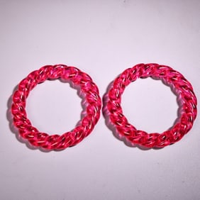 A pair of Exquisite Crystal Bracelets