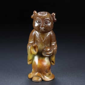 Gaogu Jade Human-shaped Ornament