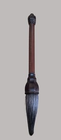 A Rare Bamboo Carving Large Writing Brush