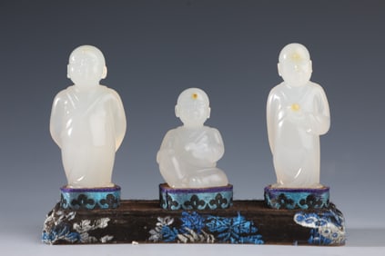 Shoushan Stone Boy Figure Ornament