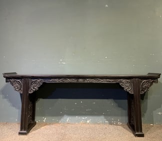 A Huge Zitanwood Dragon Pattern Table