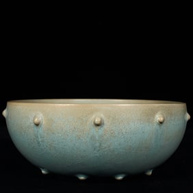 An Exquisite Ru yao Sky Blue Glazed Brush Washer