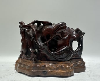 An Exquisite Huanghuali wood Censer
