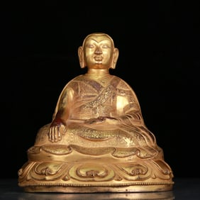An Elaborate Gilt-Bronze Figure Of Brog.Mi