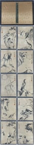 A Chinese Album Ink Painting of Animal on Paper,Bada Shanren