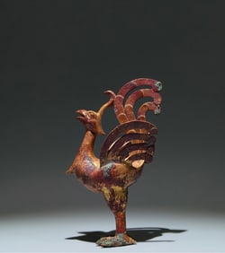 An Exquisite Gilt Bronze Phoenix Ornament