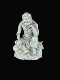 A Exquisite BDehua Kiln Statue of Arhat Ornament