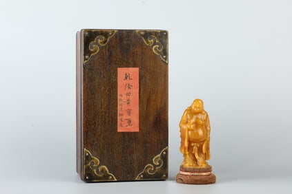 Shoushan Stone Tianhuang Stone Buddha Statue Ornament