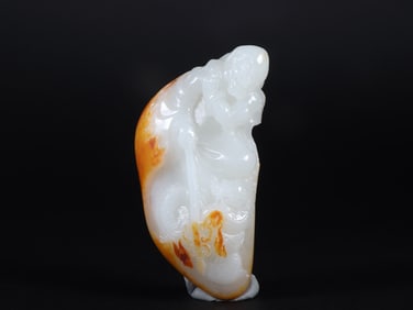 A Exquisite Hetian Jade Arhat