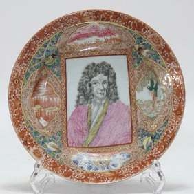 A Exquisite Famille-Rose Figures Pattern Plate