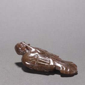 A Rare Gaogu Jade Owl