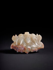 A Rare Green Jade Bird-Shaped Ornament