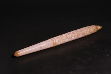 An Archaic Gaogu Jade Tapered Ornament