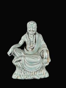 A Exquisite BDehua Kiln Statue of Arhat Ornament