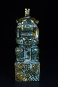 A Exquisite Hotan Jade Horse Seal