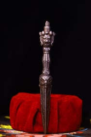 An Exquisite Iron Vajry Pestle