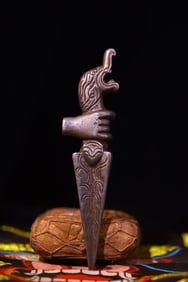 An Exquisite Iron Vajry Pestle