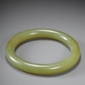 An Exquisite Yellow Jade Bracelets