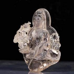 An Exquisite Crystal Avalokitesvara