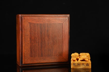 An Exquisite Tianhuang Stone Auspicious Beast Seal