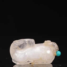 An Exquisite Crystal House Ornament