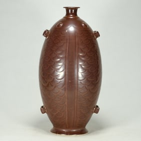 An Exquisite Ding yao Fish Vase