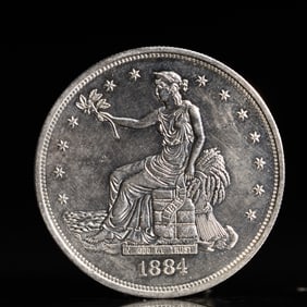 USA Trade Dollar 1884 Coin