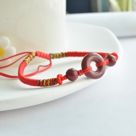 An Exquisite Cinnabar Bracelets