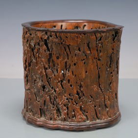 A Exquisite Zitanwood Brush Pot