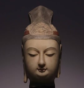 An Exquisite Marble Buddha head