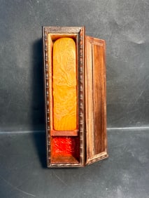 An Exquisite Shoushan Stone Landscape and Figure Pattern Seal