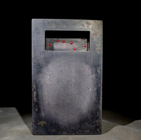 An Exquisite with poem Inkstone