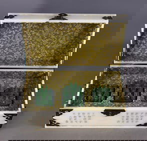 A Set of Fine Jasper Auspicious Beast Seal