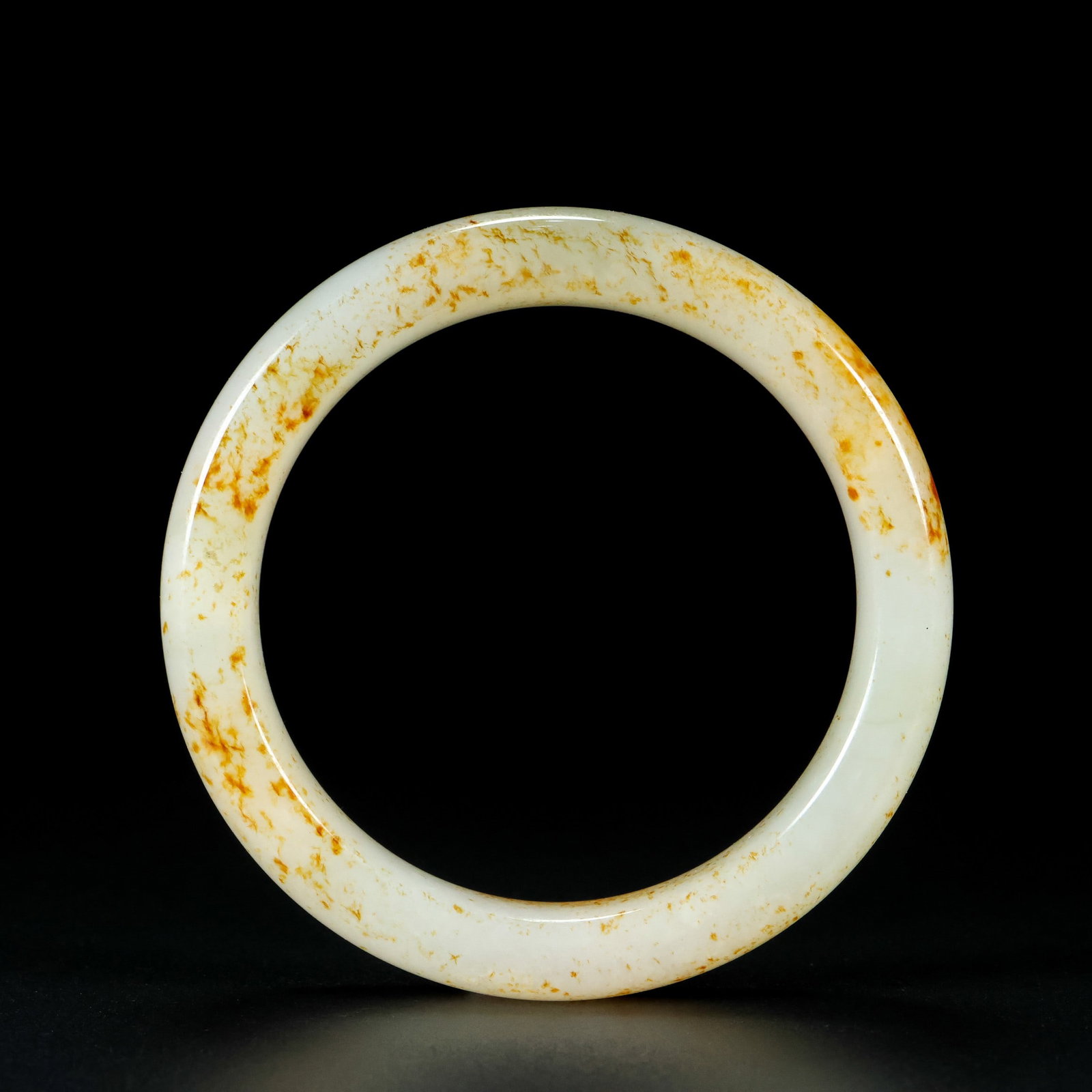 An Exquisite White Jade Bracelets (1 of 9)