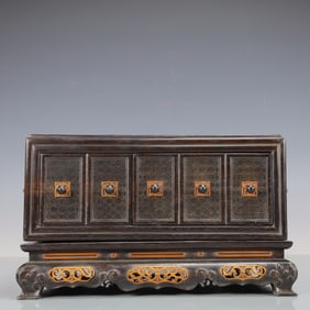 A Exquisite Zitanwood Bats Pattern Box