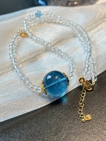 An Exquisite Aquamarine Pendant