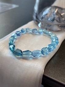 An Exquisite Aquamarine Bracelets