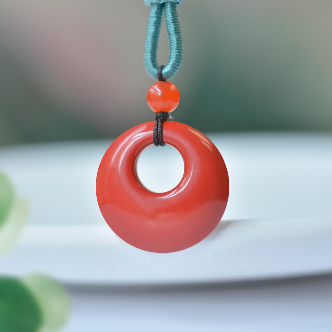 An Exquisite Cinnabar Pendant: An Exquisite Cinnabar Pendant,Size:20mmx20mm (???)???????????????????????????????????? ????