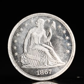 USA One Dollar 1867 Coin
