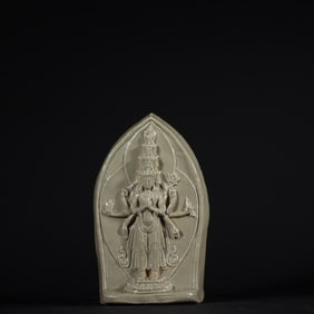 An Exquisite Yue yao Celadon Niche