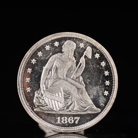 USA One Dollar 1867 Coin