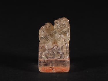 An Exquisite Crystal Kylin Seal