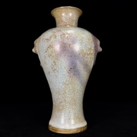 An Exquisite Jun yao Double-Ears Vase