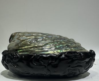 An Exquisite Zitanwood Ganoderma lucidum Pattern Censer